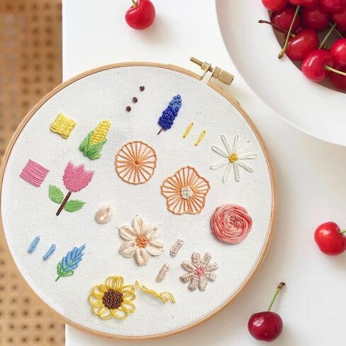 Highkick Cat Embroidery Kits for Beginners, Embroidery Kits for Adults, Easy Embroidery Kit in Saudi Arabia