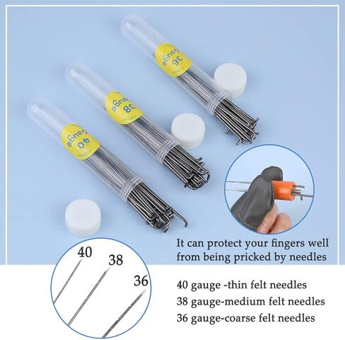 18 Pcs Wool Felting Needles Needle Felting Needles Needle Felting Tools in Kuwait