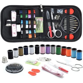 Sewing Kit for Adults and Kids,Marcoon Needle and Thread Kit with Sewing Supplies and Accessories Contains Scissors, Measure Tape,Seam Ripper,Suitable for Home, Travel, Beginner, Emergency