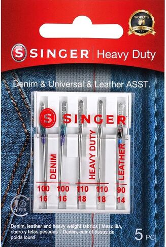 Singer 04801 Universal Heavy Duty Sewing Machine Needles, 5-Count in Saudi Arabia