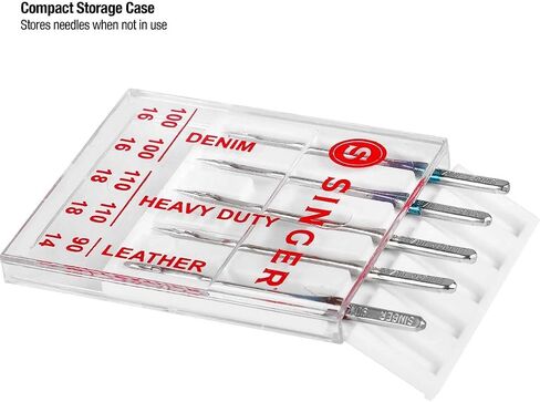 Singer 04801 Universal Heavy Duty Sewing Machine Needles, 5-Count in Saudi Arabia