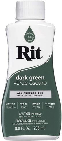 Rit Dye All Purpose Liquid Dye, Green, 236ml in Kuwait