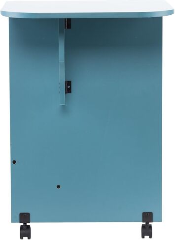 طاولة خياطة محطة يدوية دوارة قابلة للتوسيع من إس آي فيرنيتشر إيتون، باللون الأزرق in Kuwait