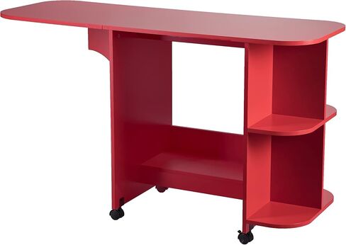 طاولة أعمال فنية لمحطة خياطة دوارة قابلة للتوسيع من ساثرن انتربرايسيز، باللون الأحمر in Kuwait