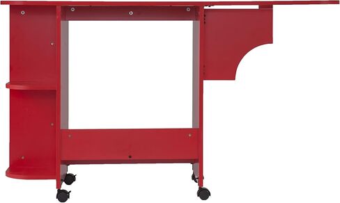 طاولة أعمال فنية لمحطة خياطة دوارة قابلة للتوسيع من ساثرن انتربرايسيز، باللون الأحمر in Kuwait