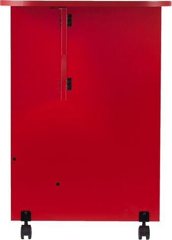 طاولة أعمال فنية لمحطة خياطة دوارة قابلة للتوسيع من ساثرن انتربرايسيز، باللون الأحمر in Kuwait