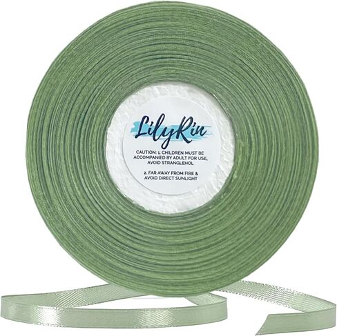 Black Ribbon 1/4 Inches 36 Yards Satin Roll Perfect for Scrapbooking, Art, Halloween, Wreath, Corset, Floral, Packing Birthday, Wrapping Christmas Projects Dark in Kuwait