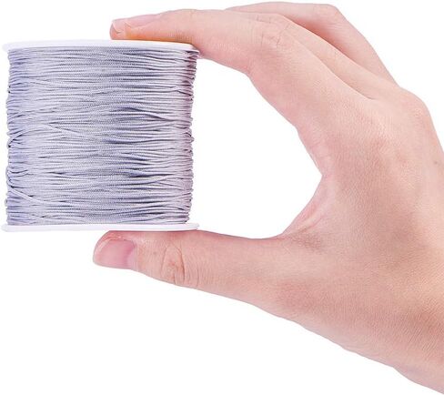 PH PandaHall 150 Yards 0.8mm Nylon Beading String for Bracelet, 15 Colors Chinese Knotting Cord Nylon Bracelet Thread Kumihimo Macrame Thread Cord for Friendship Bracelets Necklace Macrame Wind Chime in Saudi Arabia