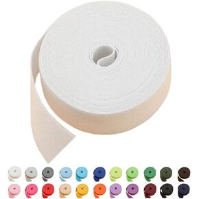 Elastic Band for Sewing， Colored Wig Band Elastic Bands 1 Inch 16 Yards Knitted Elastic Band Melting Band Elastic Band 20 Colors Options(Black)