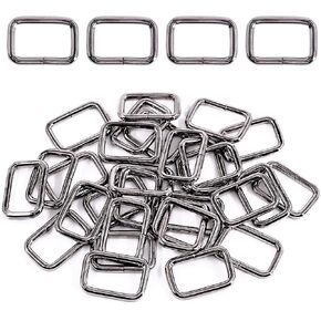 Swpeet 60Pcs 1 Inch / 25mm Heavy Duty Metal Ring Buckle Webbing Belts in Saudi Arabia