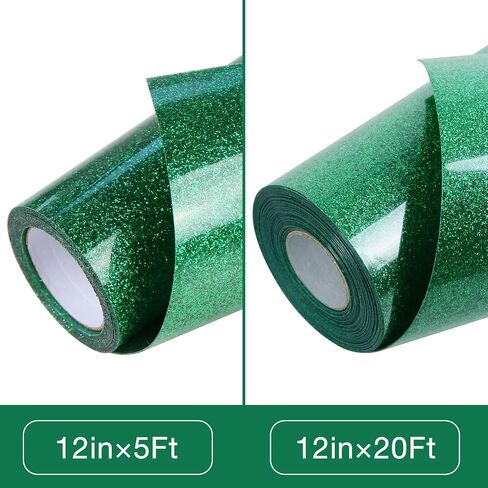 TORC Gold Glitter HTV Heat Transfer Vinyl Roll 12 inch x 5 ft Iron on Vinyl for T Shirts Crafts in Kuwait