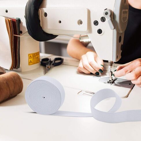 Sunmns 3 Rolls Sewing Stretch Elastic Band Spool, Black in Kuwait