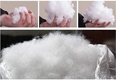 polyester stuffing High Elastic Polyester PP Cotton Environmental Stuffing Fiber Filling Material Toys pillows Doll insert Fiberfill (200g) in Saudi Arabia