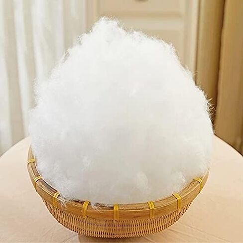polyester stuffing High Elastic Polyester PP Cotton Environmental Stuffing Fiber Filling Material Toys pillows Doll insert Fiberfill (200g) in Saudi Arabia