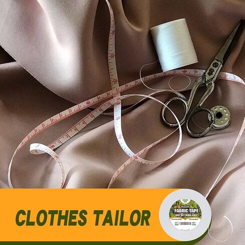 Heavy Duty Fabric Tape - Sticky Double-Sided Tape Strong Adhesive Cloth Leather Tape Press-on Tape, Alterations and Hemming Tape - 180FT Long, 1/2inch (HDFT002-40) in Kuwait