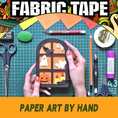 Heavy Duty Fabric Tape - Sticky Double-Sided Tape Strong Adhesive Cloth Leather Tape Press-on Tape, Alterations and Hemming Tape - 180FT Long, 1/2inch (HDFT002-40) in Kuwait