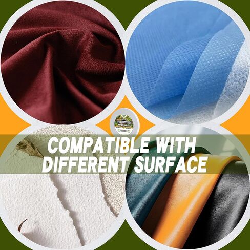 Heavy Duty Fabric Tape - Sticky Double-Sided Tape Strong Adhesive Cloth Leather Tape Press-on Tape, Alterations and Hemming Tape - 180FT Long, 1/2inch (HDFT002-40) in Kuwait