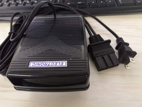 Compatible with Singer, Babylock, Bernette, Euro Pro, Jaguar and Juki Sewing Machine Foot Control Pedal with Cord fit #4C-333BL US Standard 110V Plug in Kuwait