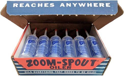 Universal Sewing Machine Oil in Zoom Spout Oiler – Lily White Oil (Stainless) for Sewing Machines, Textile Machinery and Parts (12 Bottles) in Saudi Arabia