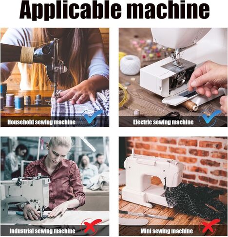 3 Sizes Narrow Rolled Hem Presser Foot, Hemming Feet for Household Multifunctional Sewing Machine (3mm, 4mm, 6mm) in Kuwait