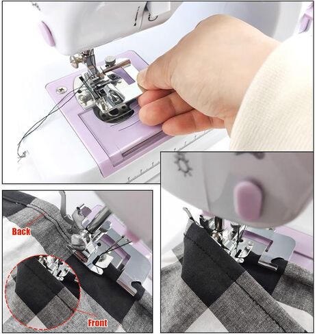 3 Sizes Narrow Rolled Hem Presser Foot, Hemming Feet for Household Multifunctional Sewing Machine (3mm, 4mm, 6mm) in Kuwait