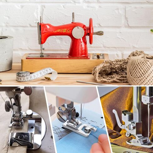 3 Sizes Narrow Rolled Hem Presser Foot, Hemming Feet for Household Multifunctional Sewing Machine (3mm, 4mm, 6mm) in Kuwait