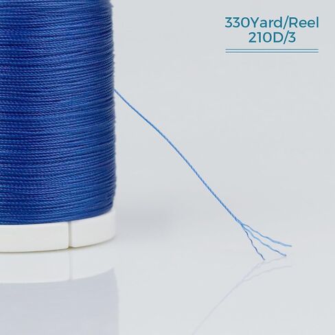 330 Yards FIVEIZERO Extra Strong Upholstery Thread,Black Bonded Nylon Thread for Denim Leather,Craft,Machine,DIY and Home (2 Pack) CJ in Kuwait