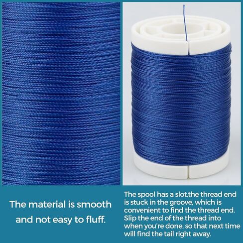 330 Yards FIVEIZERO Extra Strong Upholstery Thread,Black Bonded Nylon Thread for Denim Leather,Craft,Machine,DIY and Home (2 Pack) CJ in Kuwait