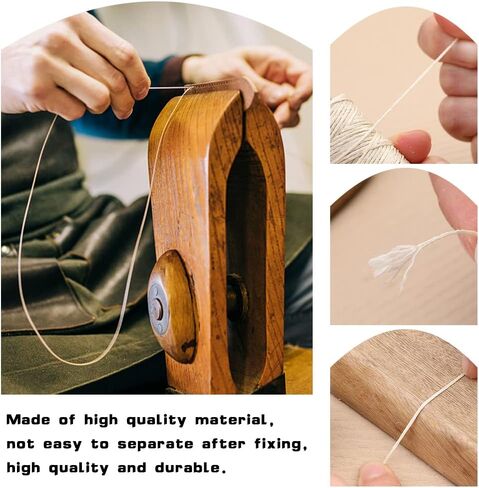 Ftyiwu Waxed Thread 32 Yards Upholstery Needle and Thread for Leather in Kuwait