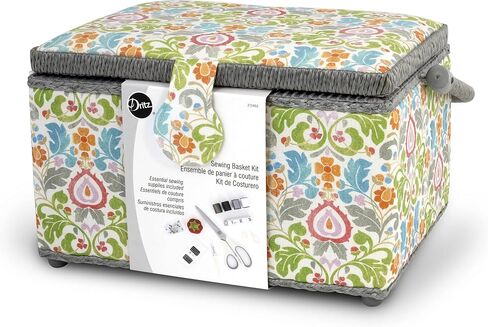 Dritz Sewing Basket and Essentials Kit Organizers, Multicolor in Saudi Arabia