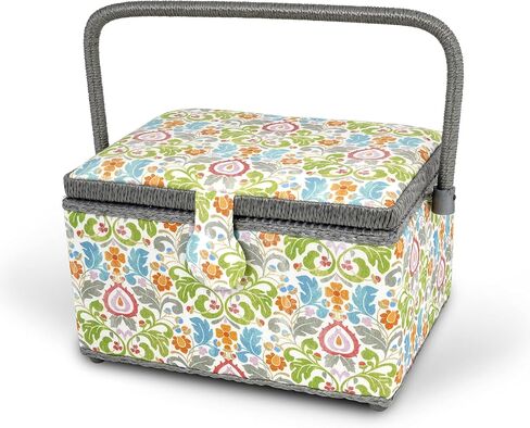 Dritz Sewing Basket and Essentials Kit Organizers, Multicolor in Saudi Arabia