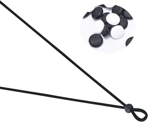 Cord Locks Silicone Toggles for Drawstrings Elastic Cord Rope Adjuster Non Slip Stopper, 400 PCS in Saudi Arabia
