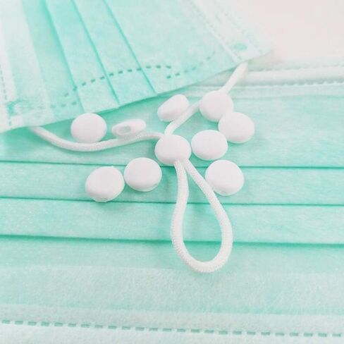 Cord Locks Silicone Toggles for Drawstrings Elastic Cord Rope Adjuster Non Slip Stopper, 400 PCS in Saudi Arabia