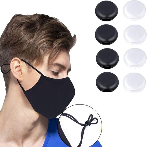 Cord Locks Silicone Toggles for Drawstrings Elastic Cord Rope Adjuster Non Slip Stopper, 400 PCS in Saudi Arabia