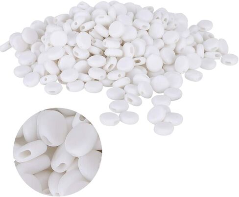 Jerss تعديل مشبك الفرقة موصلات مستديرة 400 قطعة حبل 400 X تعديل مشبك عدم الانزلاق حبل مرن الضابط in Kuwait