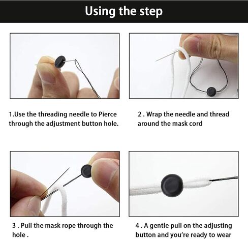 500Pcs Black Flat Shaped Cord Locks Silicone Adjustable Drawstrings Toggles Elastic Rope Adjuster Non-Slip Stoppers for Adults Kids in Saudi Arabia