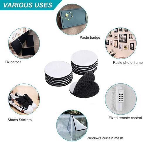 BRAVESHINE Adhesive Stickers - Removable Heavy-Weight Hook and Loop Tape in Kuwait