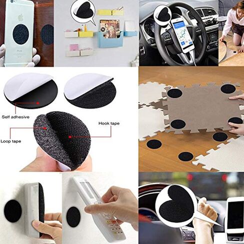 BRAVESHINE Adhesive Stickers - Removable Heavy-Weight Hook and Loop Tape in Kuwait