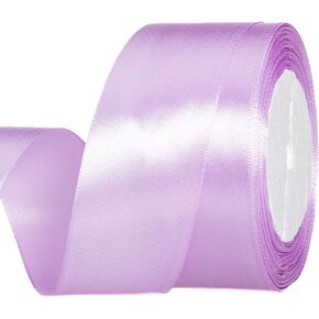 ATRBB 25 Yards 1-1/2 inch Wine Red Satin Ribbon for Gift Wrapping in Saudi Arabia