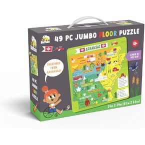 Little Buffalo - Learning & Education - State Puzzle: Texas for Kids Ages 4 and Up