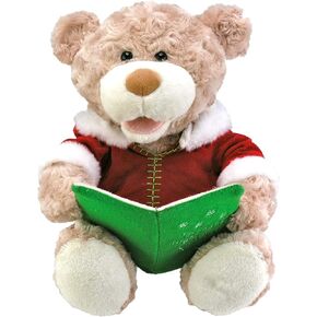 Cuddle Barn - Storytime Teddie | Animated Storytelling Holiday Bear Stuffed Animal Plush Toy Reads The Story T'was The Night Before Christmas, 10" in Kuwait