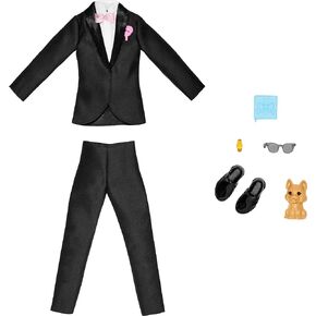 Barbie Clothes Set, Fashion & Accessories Pack for Barbie Dolls, Bridal Theme with Wedding Dress, Veil, Bouquet, Shoes & Jewelry