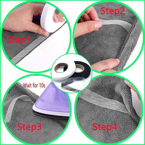 2 لفات من الحديد على شريط الحاشية بطول 140 ياردة، شريط حاشية لاصق من نسيج شبكي رائع، شريط تنحنح للسراويل، ملابس الجينز، إكسسوارات خياطة الملابس بنفسك، كل 70 ياردة، عبوتان 1/2 بوصة (أسود + أبيض) in Kuwait