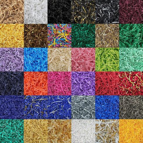 MagicWater Supply Crinkle Cut Paper Shred Filler (1/2 LB) for Gift Wrapping & Basket Filling - Green in Kuwait
