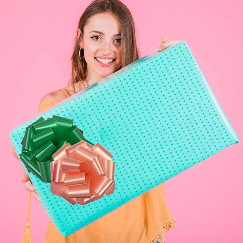 UNIQOOO 48 قطعة 12 لونًا من أقواس سحب هدايا عيد الفصح، كبيرة 6 بوصات متنوعة من أقواس سحب الهدايا، لسلة الهدايا، وديكور تغليف صندوق هدايا عيد الحب، وعيد الميلاد، والذكرى السنوية، والزفاف، وتغليف زهور in Kuwait