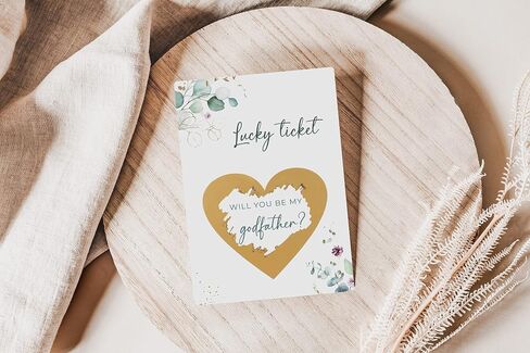 بطاقة خدش لإعلان الحمل من جولي كون - ستصبحين جدة رائعة - إعلان الطفل مع مظروف - الأوكالبتوس in Kuwait