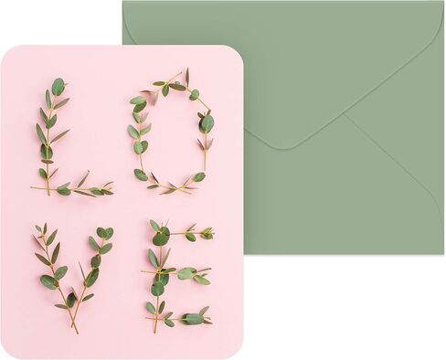 Artisan Blank Note Cards by Studio Oh! - Desert Blossoms - Pack of 8 - 4.25" × 5.5" Printed Textured Art Paper Embellished with Foil Stamping Cards and Envelopes in Kuwait