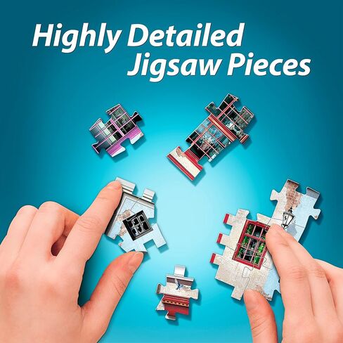 Wrebbit3D Madam Malkin’s and Florean Fortescue’s Ice Cream Puzzle for Teens and Adults | 290 Real Jigsaw Puzzle Pieces | Not Just an Ordinary Model Kit for Adults | Great Gift for Harry Potter Fans in Kuwait