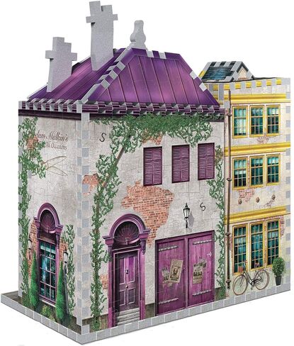 Wrebbit3D Madam Malkin’s and Florean Fortescue’s Ice Cream Puzzle for Teens and Adults | 290 Real Jigsaw Puzzle Pieces | Not Just an Ordinary Model Kit for Adults | Great Gift for Harry Potter Fans in Kuwait