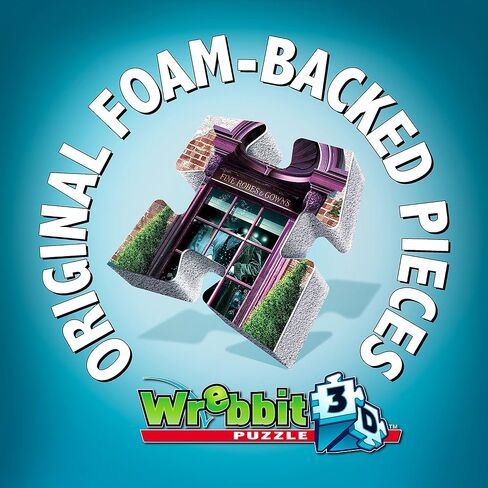 Wrebbit3D Madam Malkin’s and Florean Fortescue’s Ice Cream Puzzle for Teens and Adults | 290 Real Jigsaw Puzzle Pieces | Not Just an Ordinary Model Kit for Adults | Great Gift for Harry Potter Fans in Kuwait